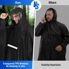 Faneam Rain Poncho Men Women Waterproof Rain Poncho for Bicycle