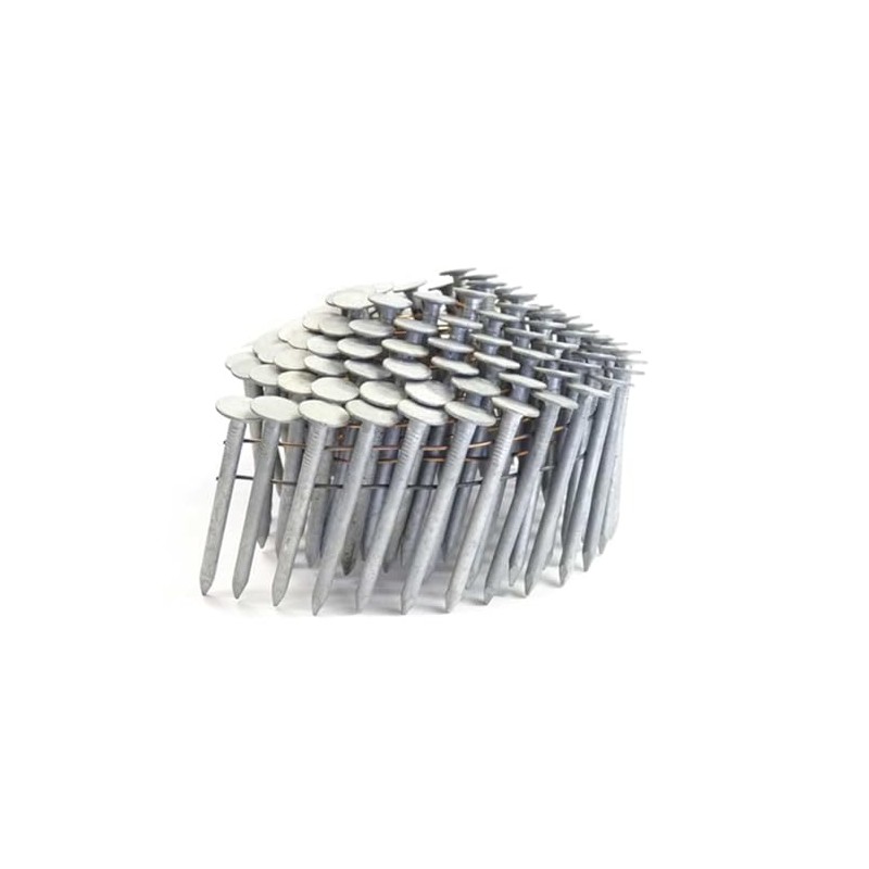 1 3/4" Smooth A153-D HDG Coil Roofing Nails 3,600ct