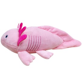 Pink Axolotl Stuffed Animals for Girls and Boys, Kawaii Axolotl Plushies, Plush Toy Keychains for Kids, Baby, Mini Stuffed Animal Plush Toys for Valentines Day, Goody Bag Stuffer