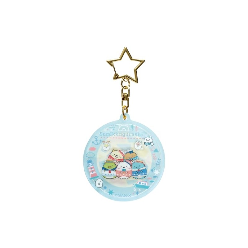 San-X AB23101 Sumikko Gurashi Shaka Acrylic Key Chain Sumikko Gurashi