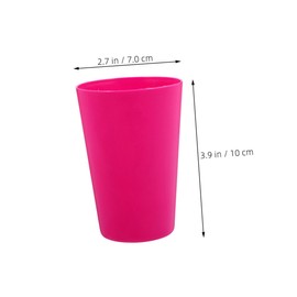 LABRIMP Reusable Drinking Cups 18 Large Tumblers Brightly Colored Unbreakable Ideal for Outdoor Gatherings Celebrations