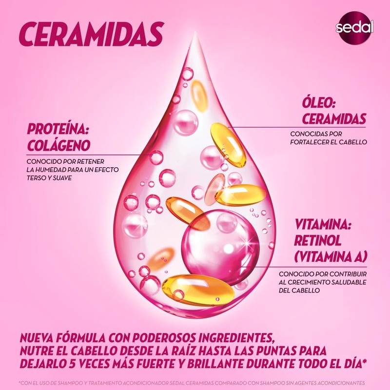Sedal Shampoo Ceramidas 2en1 620 ml