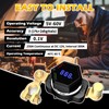 AWBLIN Top Post Battery Disconnect Switch with Voltmeter, DC 5-60V