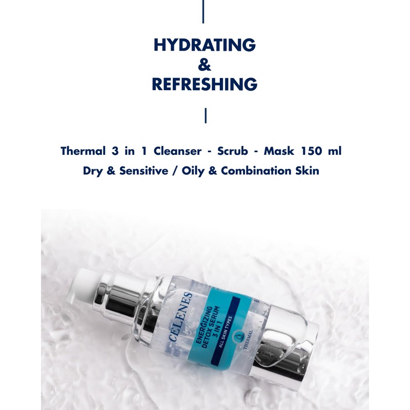 Celenes by Sweden Thermal Energizing Detox Serum 3-in-1 - Hyaluronic