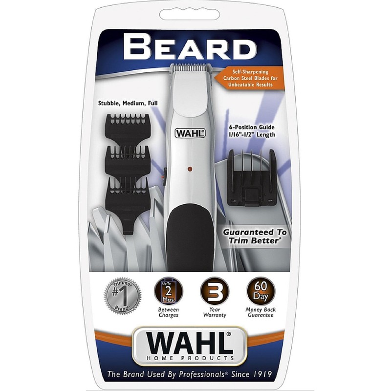 Wahl Rechargeable Beard Trimmer Kit 1 ea (Pack of 12)