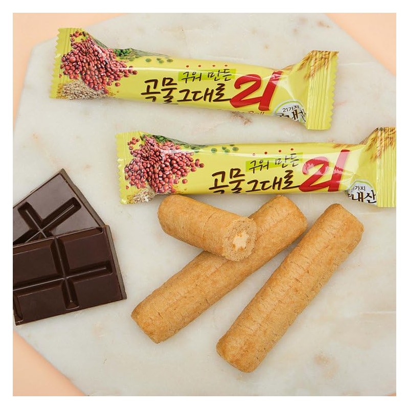 LENITH Korean Premium Multi Whole Grain Baked Crispy Rolls 21