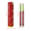 evpct Maroon Triangle Lip Liner Pencil Stick for Women, Retractable