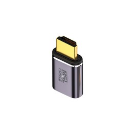 Safe Japanese Company HDMI 2.1 Magnetic Converter Adapter, Magnetic Adsorption, 7680 x 4320, 8K@60Hz, 4K@120Hz, 19 Pins, High Bandwidth 48Gbps, HDR, UHD, Straight, L-Shape, Gold Plated, Magnet, Easy