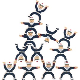 Vilac 9306 Acrobats Balance Game National Marine Sailor