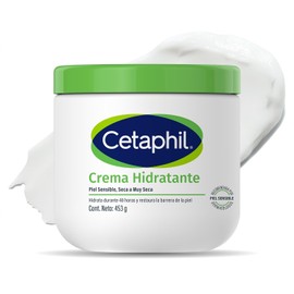 Cetaphil Crema Hidratante 453 Restablece Barrera Natural Piel Semana Recomendada Por Dermatólogos Sensible