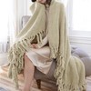 BYTIDE Throw Blanket for Couch Soft Knitted Textured Couch Cover