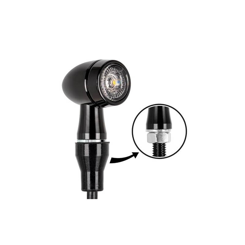 Simda Pro LED Motorcycle Indicator with Daytime Running Light, Universal,