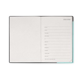 Legami - Daily Diary 2025-2026, 16 Months Medium, Aquatic Awe, Diary September 2025 to December 2026, Elastic Closure, FSC Certified Paper, 12 x 18 cm