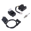 Ignition Coil 6Pin CDI Voltage Regulator Spark Plug Kit for