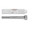WERHE® SDS MAX bush hammer chisel 12 teeth 200mm long,
