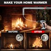 Morinoli 20 Feet Chimney Sweep Kit, Chrome Button Locking System,