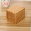 STOBOK Bamboo Storage Bucket Desk Pen Holder Organizer Kitchen Organizer