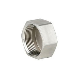 KI Threaded Fitting Screw Cap, V4A Stainless Steel Cap