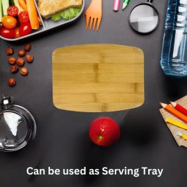 Invisioncorp 24pc, Bulk 8X6" Blank Bamboo Wood Serving Tray Platter Cutting Chopping Boards
