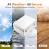 QILIPSU Outdoor Electrical Box, 14.6"x10.6"x5.9" Waterproof Junction Box IP67 Plastic