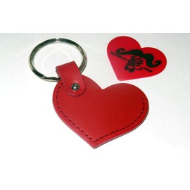 jajaboon Her, Available in Pick Case With Key Holder Mustache Guitar Pick , Red
