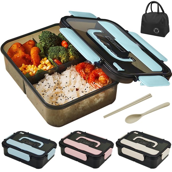 Caja de Almueo y Bolsa de Almuerzo, Fiambreras con 3