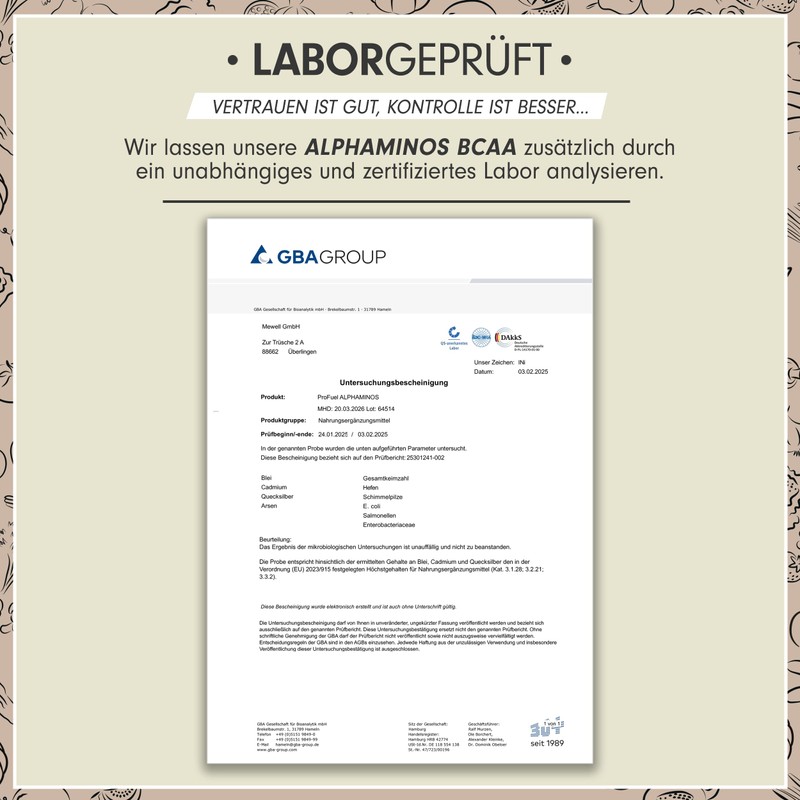 BCAA Powder 2 x 300 g Green Apple – Test