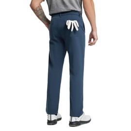 M MAELREG Winter Golf Pants for Men Thermal Regular Fit - 30"/32"/34" Casual Warm Brushed Fleece Lined Pants Men Navy