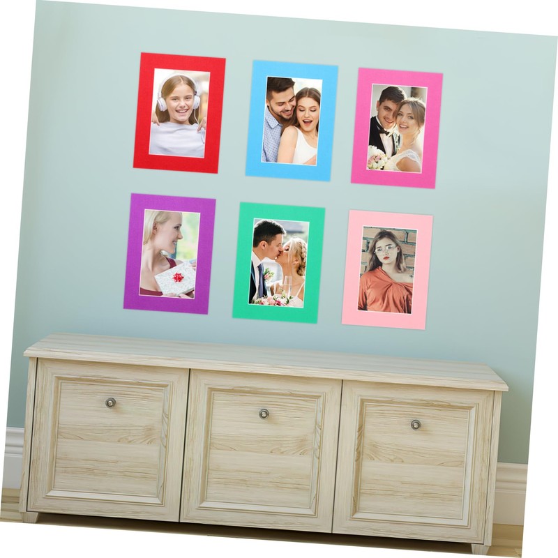 Gadpiparty 30Pcs Cardboard Picture Frames for DIY Wall Decor Blank