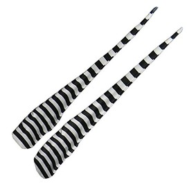 Sock Poi by JuggleDream (Black and White)