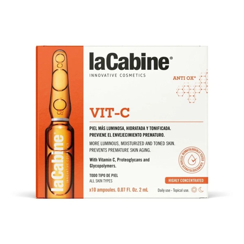 Ampolletas Faciales Para Manchas Lacabine Vitamina C 10x2ml Todo tipo