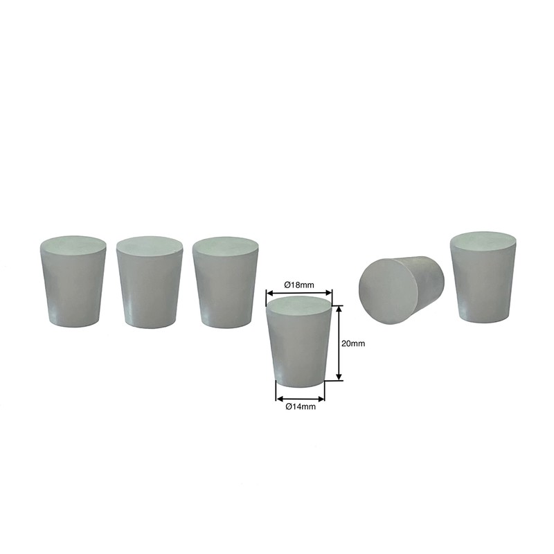 Dugo - Conical rubber stoppers, plugs made of natural rubber