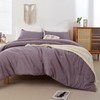 ROSGONIA Oversized King Comforter Dusty Purple, 3pcs (1 Boho Comforter