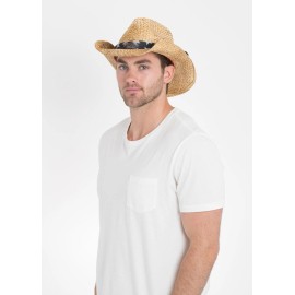 Peter Grimm Hadley Drifter Cowboy Hat - Natural Brown