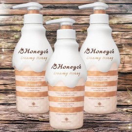 Honeyche Hair Softness Hair Styling Creamy Honey Treatment 3pcs 470ml / 허니체 모발부드러움 헤어스타일링 크리미 허니 트리트먼트 3개 470ml