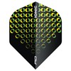 RED DRAGON Hardcore Ionic Yellow Circles Dart Flights - 3
