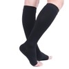 TOFLY® Plus Size Open Toe Compression Stockings (Pair) for Women&