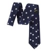MENDEPOT - Corbata de béisbol con caja de color blanco