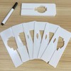 10 Pcs Closet Dividers, White Rectangular Closet Dividers Blank Clothing