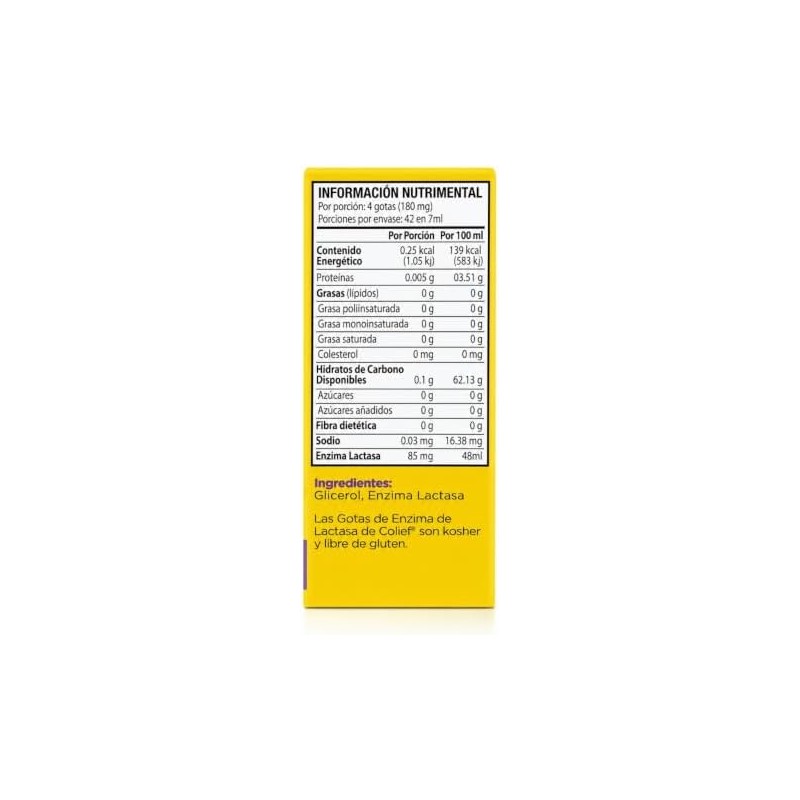 Colief Gotas de Enzima Lactasa 7ML, 3pzs