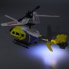RC Helicopter with Lights 2.5 Channel Drop Resistance Anticollision Rechargeable
