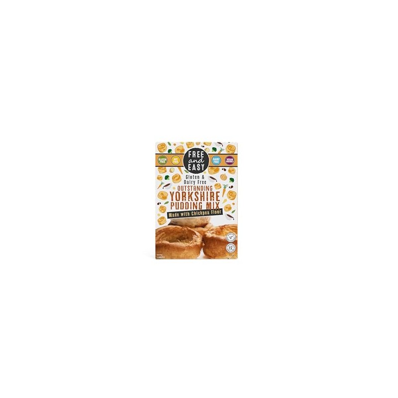 Free & Easy Yorkshire Pudding Mix, 4 x 155g