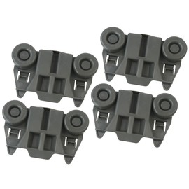 4pcs W10195417 Dishwasher Wheels Lower Rack Replacement for kitchen aid KDFE304DSS0 KDTE334DSS0, Replaces PS11750057, WPW10195417/VP, PS2579553, AH2579553, EA2579553 by YTXXDEUS
