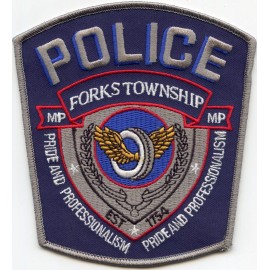 FORKS TOWNSHIP PENNSYLVANIA MOTORCYCLE PATROL TRAFFIC POLICE PATCH