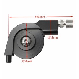 ZLXHDL Bicycle Disc Brake Conversion Aluminum CNC Machining Bike V Brake Adapter Cable Stroke Converter Caliper Regulator for Road Cycling(Black)