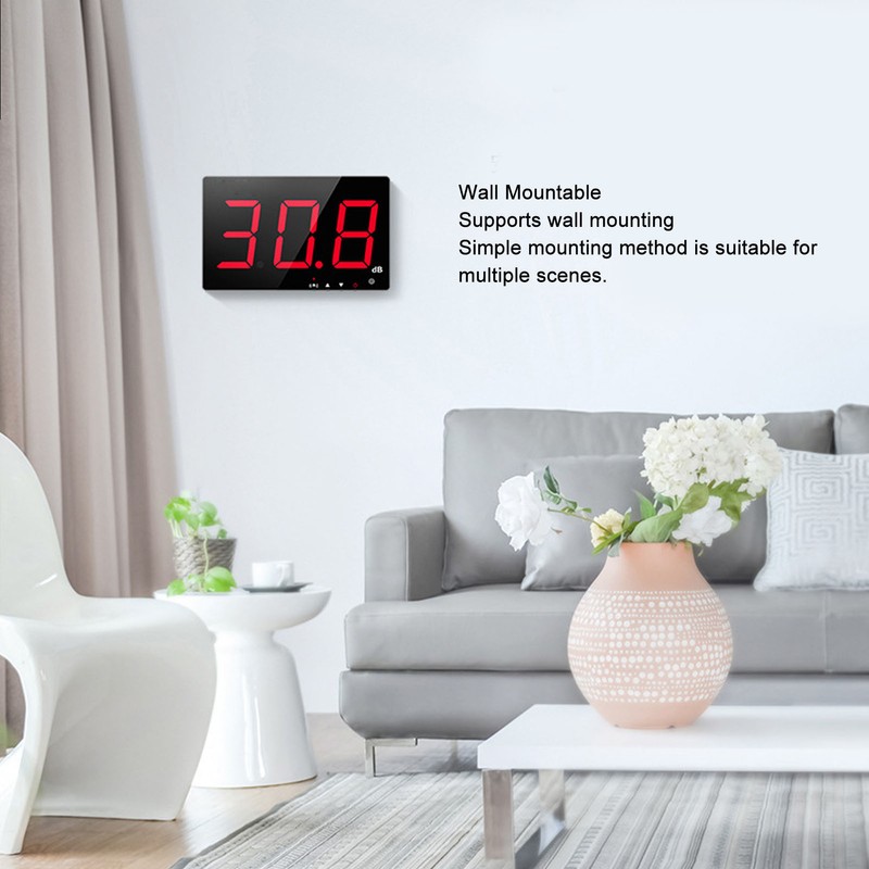 Sound Level Reader 9.6 Inch Lage LCD Screen High Accuracy