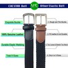 CHCSTAR Braided Stretch Belt Men Big and Tall Belt Genine
