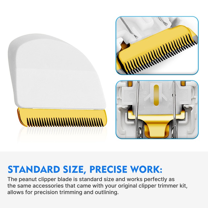 2 Pack Peanut Clipper Replacement Blade, Snap-On Replacement Blade for