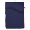 Tesso Juego De Sábanas Ultrasoft Microfibra Individual Color Azul Marino