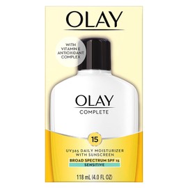 OLAY Complete All Day Moisturizer SPF 15, Sensitive 4 oz (Pack of 6)
